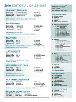 Download the full 2010 Editorial Calendar