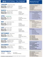 Download the full 2012 Editorial Calendar