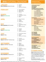 Download the full 2012 Editorial Calendar