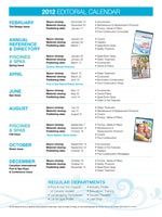 Download the full 2012 Editorial Calendar