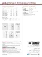 Download the full 2013 Mechanical Specifications